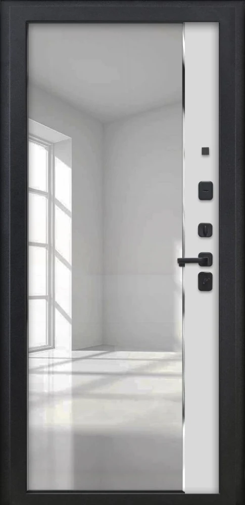 Входная дверь ДвериПРО Аура ФЛЗ-618 белый матовый DPRO220902 внутренняя сторона